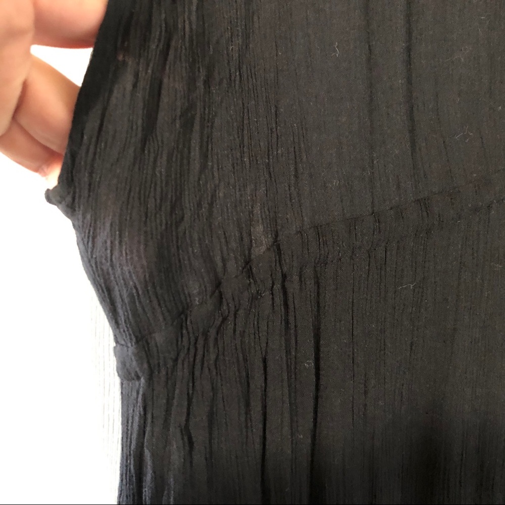 Seafolly Black Boho Tunic Embroidered lined Dress - Picture 7 of 13